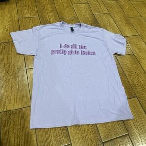 Lavender Graphic T-Shirt For Lash Techs